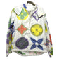 LOUIS VUITTON Multicolor Monogram Windbreaker, Double-Zipper Hooded Jacket, Crinkle-Shakable Polyester Blouson, Men's, Multicolor