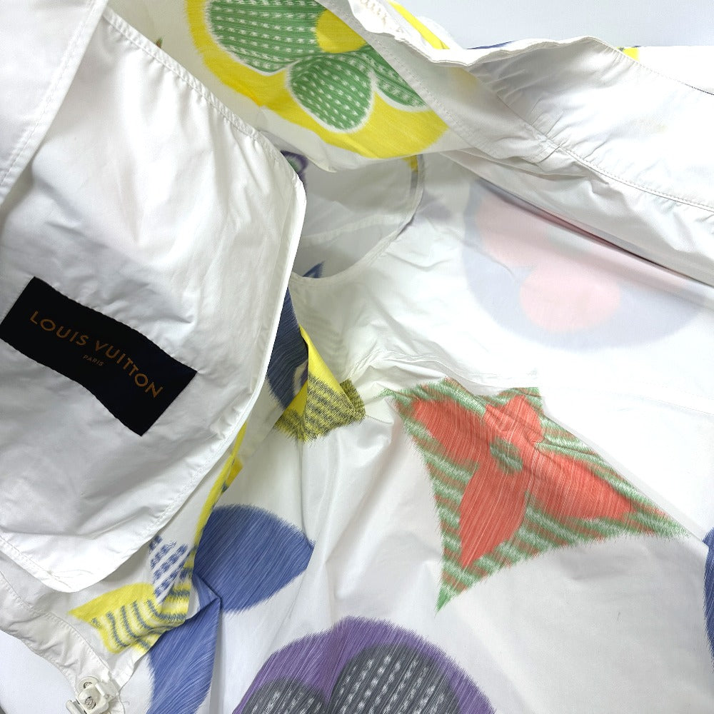 LOUIS VUITTON Multicolor Monogram Windbreaker, Double-Zipper Hooded Jacket, Crinkle-Shakable Polyester Blouson, Men's, Multicolor