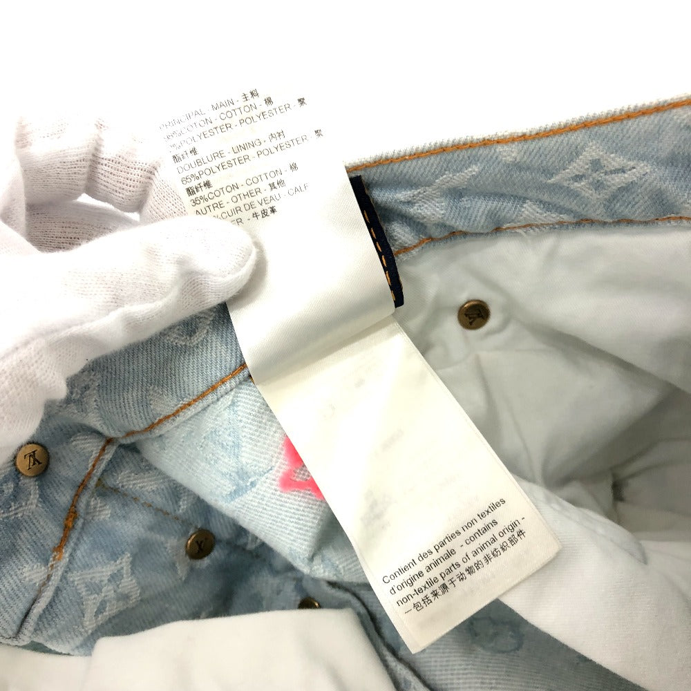 LOUIS VUITTON 1AFRXR Tyler the Creator x Louis Vuitton Monogram Denim pants Denim blue Used