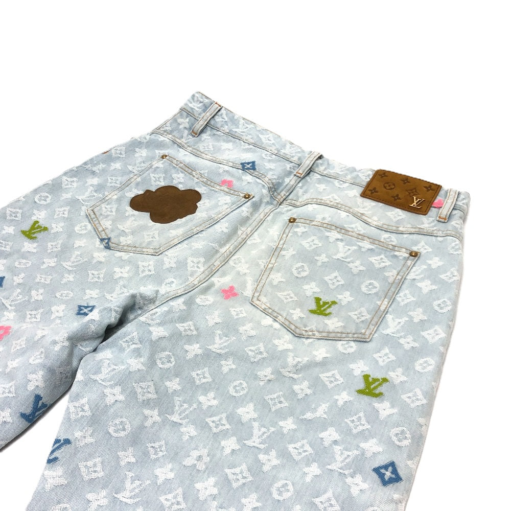 LOUIS VUITTON 1AFRXR Tyler the Creator x Louis Vuitton Monogram Denim pants Denim blue Used