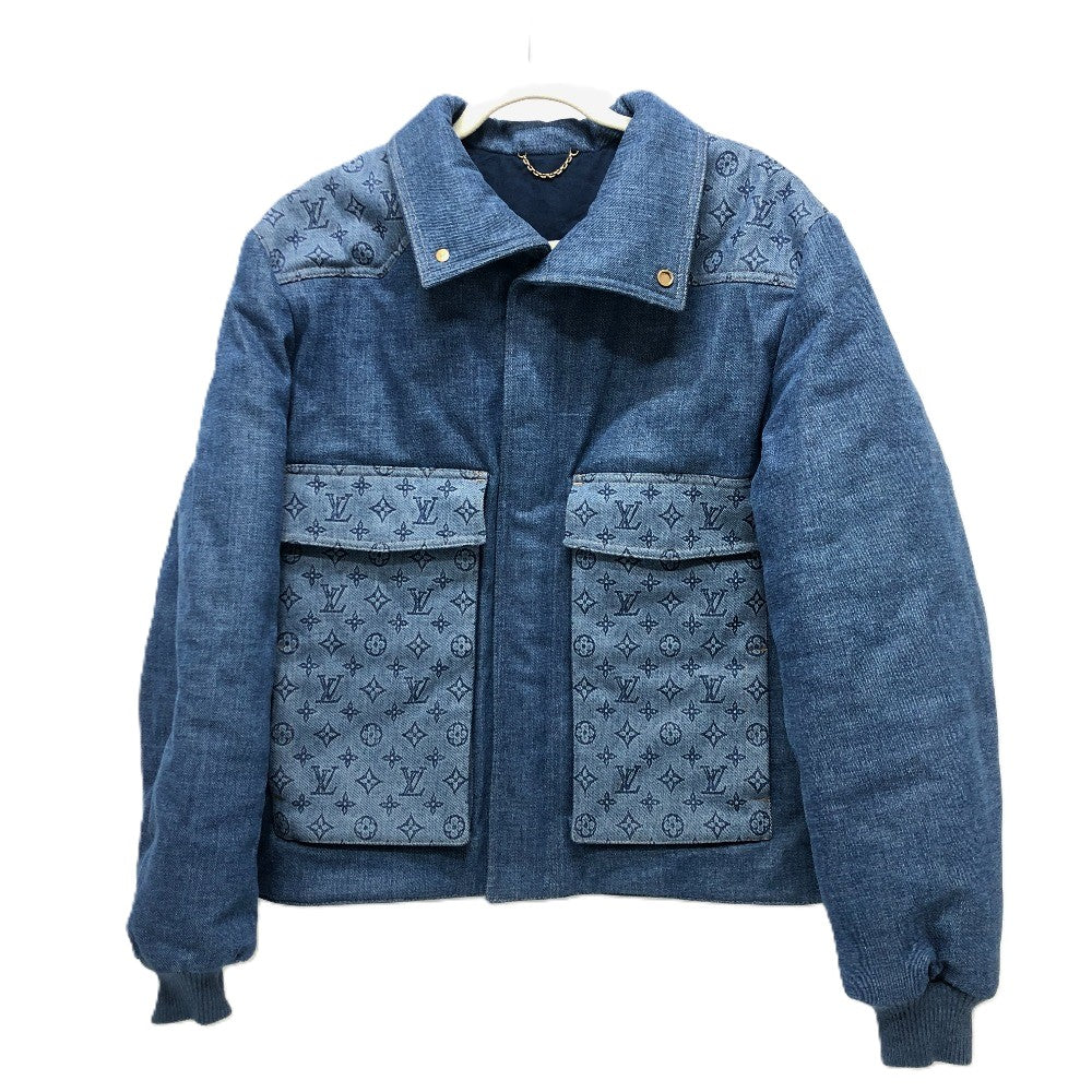 LOUIS VUITTON RM231M SU0 HOB11E 23SS モノグラムパデットデニム アウター アパレル ジャケット デニム メンズ ブルー - brandshop-reference
