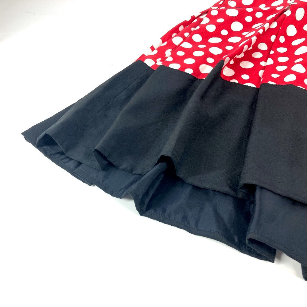 LOUIS VUITTON 草間彌生コラボ ドット 水玉 プリーツスカート ボトムス アパレル スカート シルク レディース レッド - brandshop-reference