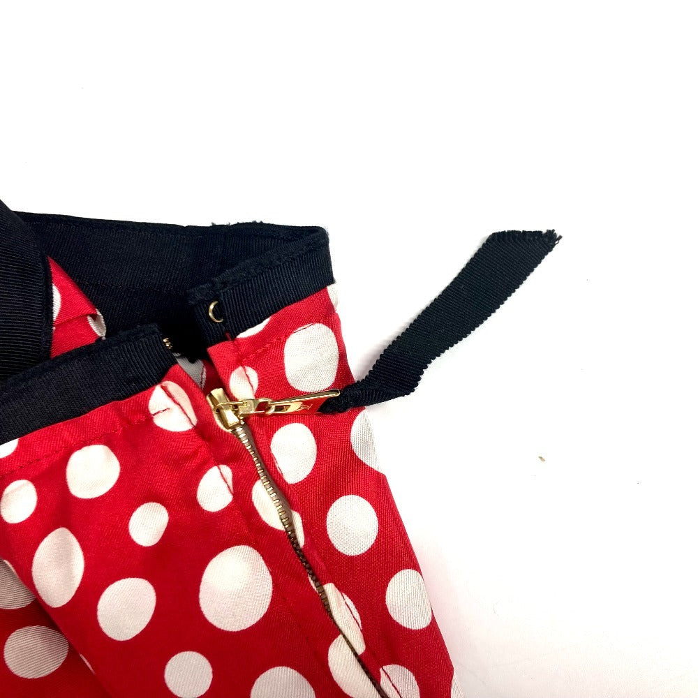 LOUIS VUITTON 草間彌生コラボ ドット 水玉 プリーツスカート ボトムス アパレル スカート シルク レディース レッド - brandshop-reference