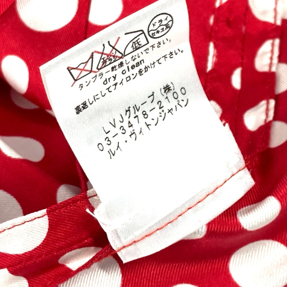 LOUIS VUITTON 草間彌生コラボ ドット 水玉 プリーツスカート ボトムス アパレル スカート シルク レディース レッド - brandshop-reference