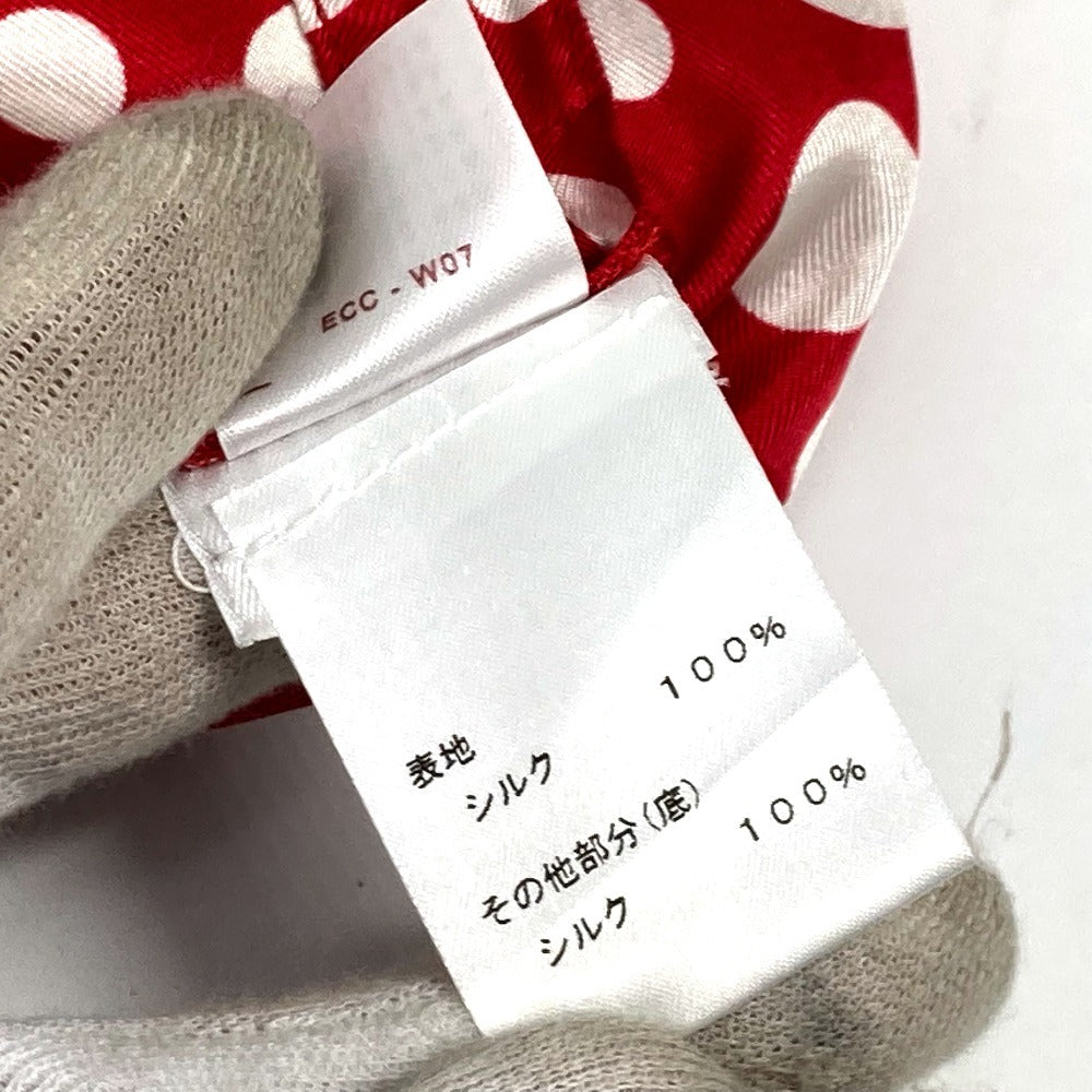 LOUIS VUITTON 草間彌生コラボ ドット 水玉 プリーツスカート ボトムス アパレル スカート シルク レディース レッド - brandshop-reference