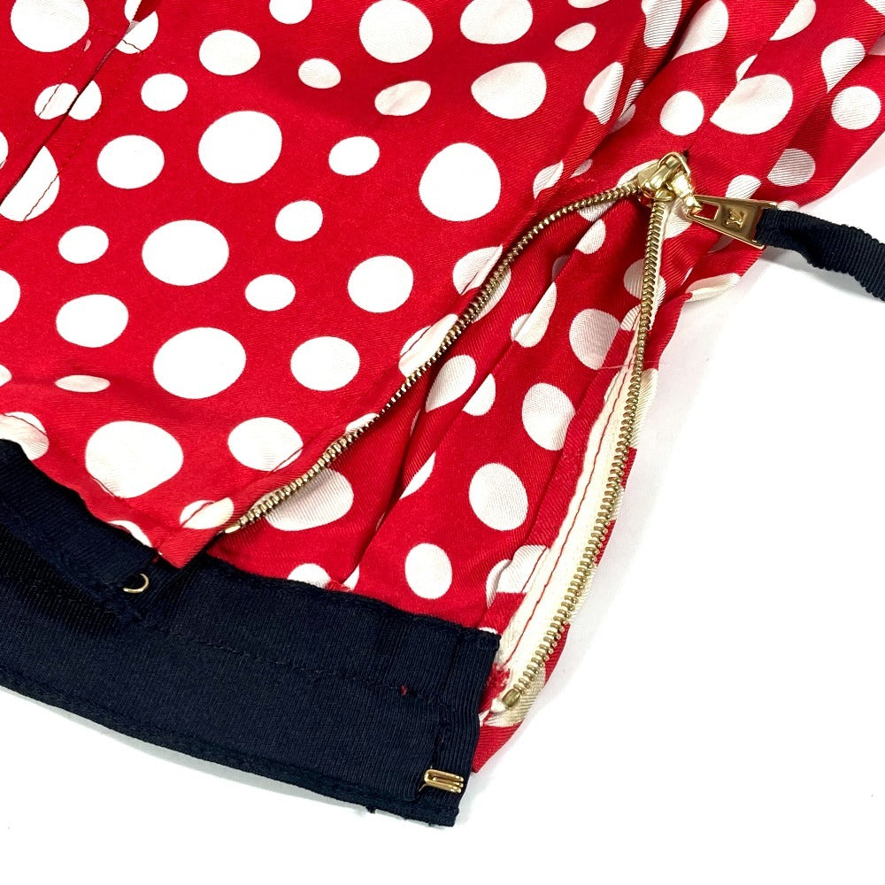 LOUIS VUITTON 草間彌生コラボ ドット 水玉 プリーツスカート ボトムス アパレル スカート シルク レディース レッド - brandshop-reference