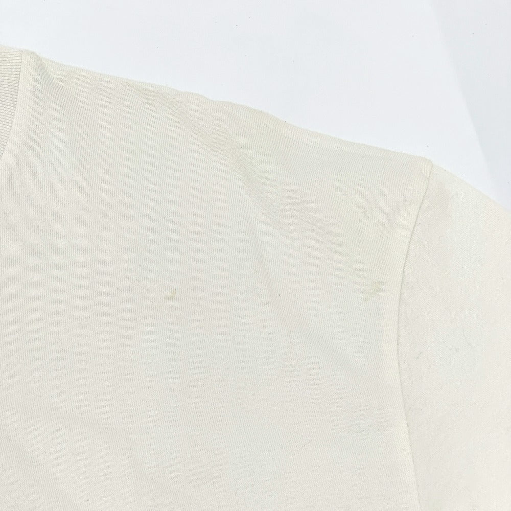 LOUIS VUITTON RM232M NPG HPY35W ロゴ刺繍 アパレル ビーズロゴ クルーネック カットソー トップス 半袖Ｔシャツ コットン レディース ホワイト