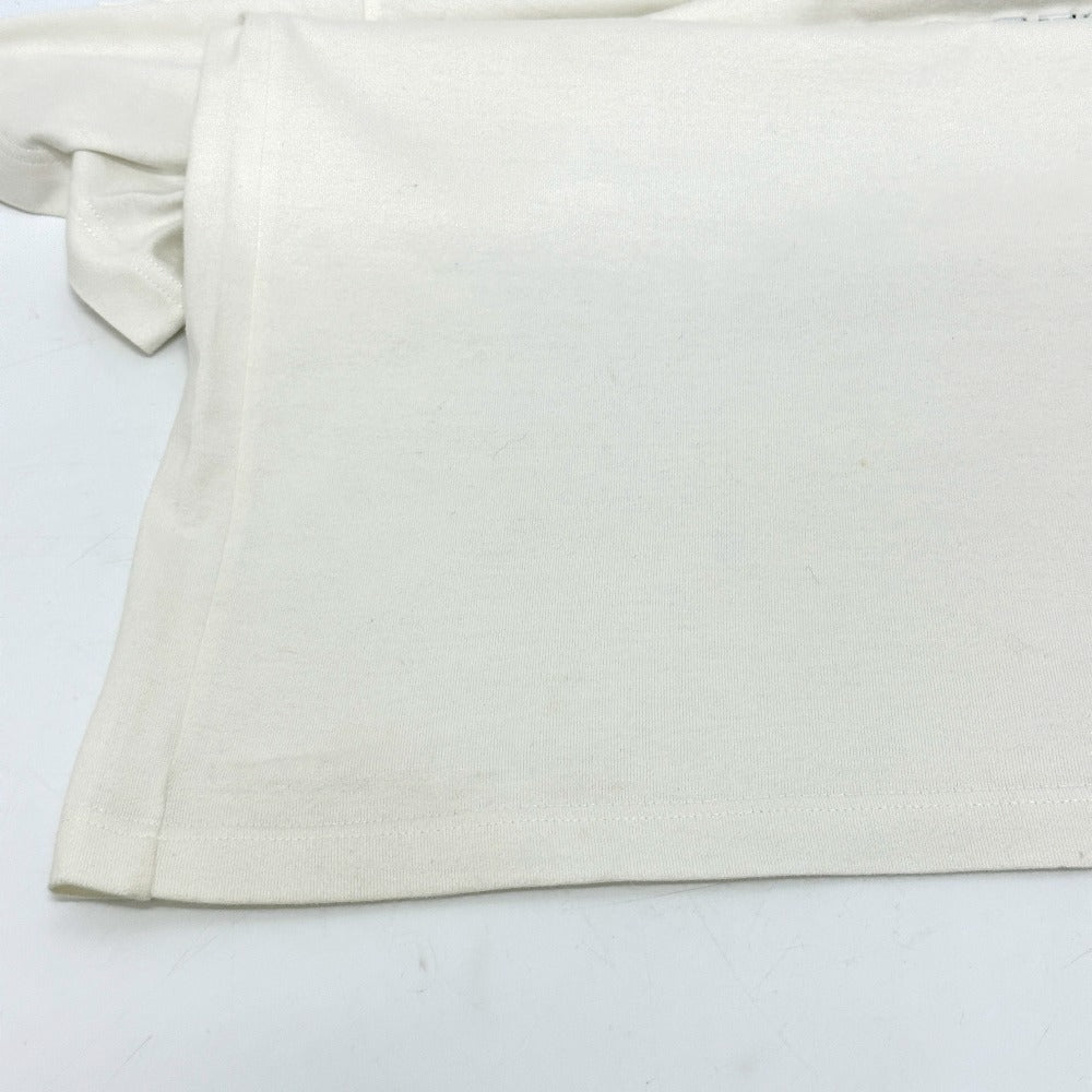 LOUIS VUITTON RM232M NPG HPY35W ロゴ刺繍 アパレル ビーズロゴ クルーネック カットソー トップス 半袖Ｔシャツ コットン レディース ホワイト