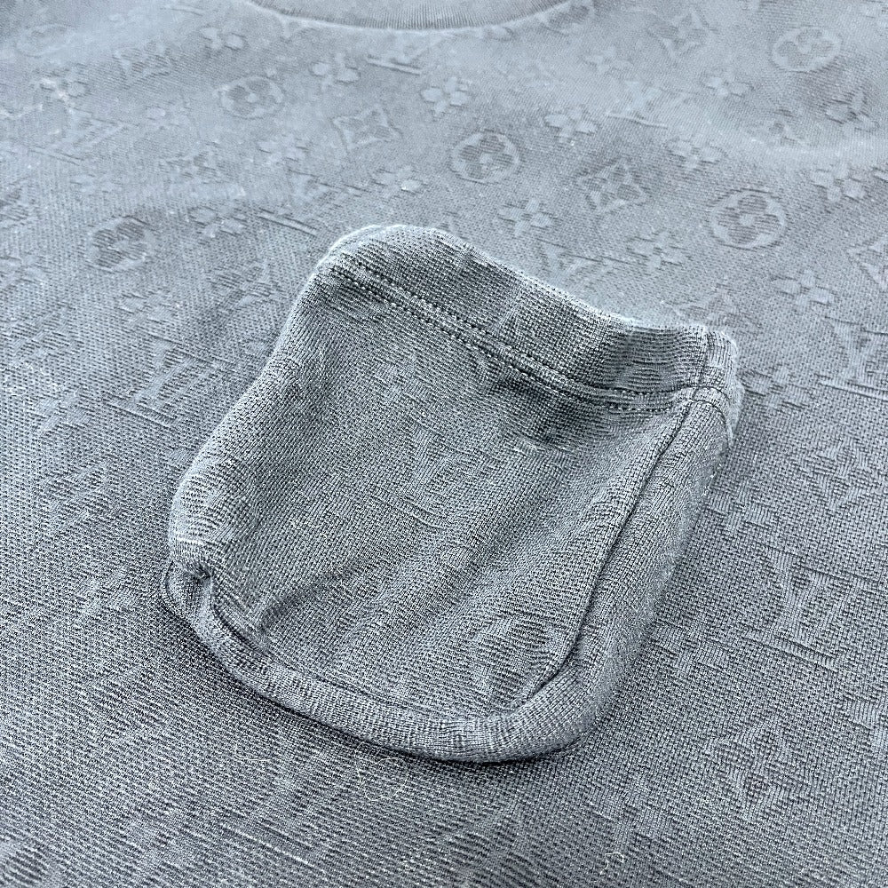 LOUIS VUITTON RM211Q TCL HIY49W Spring/Summer 2021 Signature 3D Pocket Monogram Short Sleeve Top, Cotton, Men's, Navy
