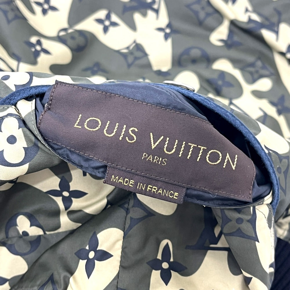 LOUIS VUITTON RM082M ルイヴィトン × 村上隆 モノグラムカモフラージュ アパレル リバーシブル ブルゾン ジャンパー アウター ジャケット ナイロン メンズ カーキ