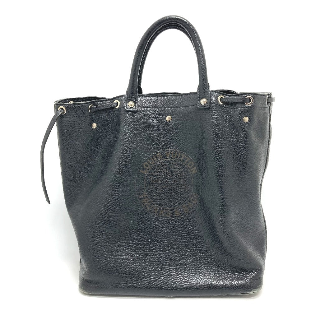 LOUIS VUITTON M95252 Tobago T&amp;B Shoe Bag Tote Bag Leather Women's Noir Black