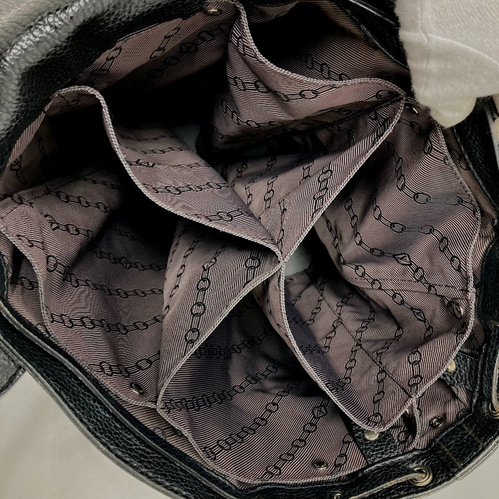 LOUIS VUITTON M95252 Tobago T&amp;B Shoe Bag Tote Bag Leather Women's Noir Black