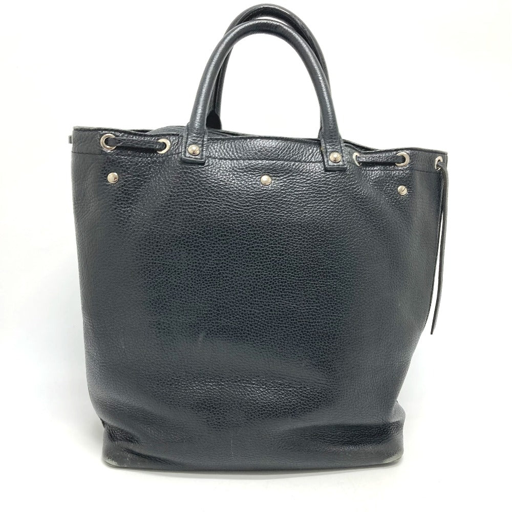 LOUIS VUITTON M95252 Tobago T&amp;B Shoe Bag Tote Bag Leather Women's Noir Black