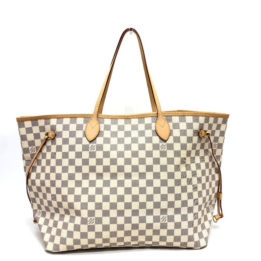 LOUIS VUITTON N51108 ネヴァーフル GM トートバッグ バッグ カバン ハンドバック トートバッグ ダミエアズールキャンバス レディース アズール ホワイト