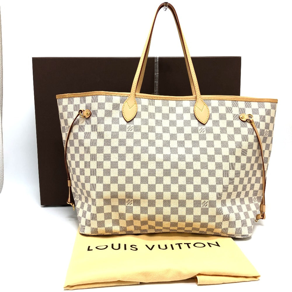 LOUIS VUITTON N51108 ネヴァーフル GM トートバッグ バッグ カバン ハンドバック トートバッグ ダミエアズールキャンバス レディース アズール ホワイト