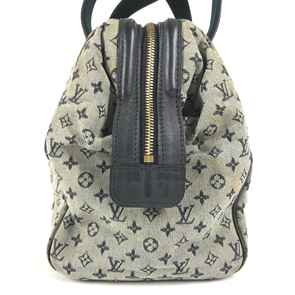LOUIS VUITTON M92211 Monogram mini Josephine GM Josephine GM Bag Mini Duffle Bag Shoulder Bag Hand Bag Monogram Mini Canvas Navy Used