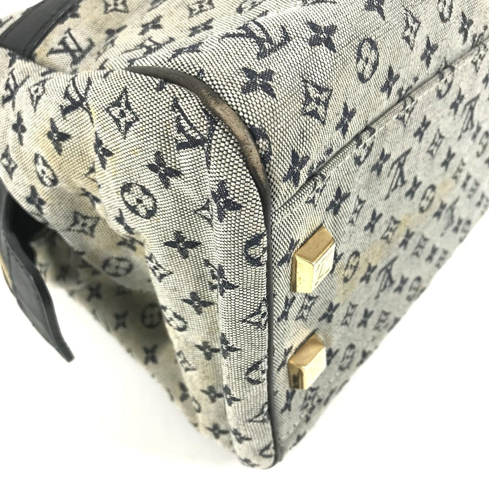 LOUIS VUITTON M92211 Monogram mini Josephine GM Josephine GM Bag Mini Duffle Bag Shoulder Bag Hand Bag Monogram Mini Canvas Navy Used
