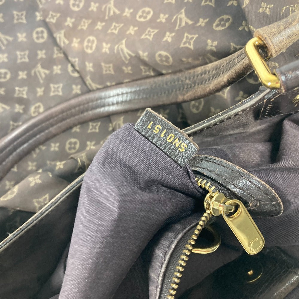 LOUIS VUITTON M40408 モノグラム・イディール ファンタジー 肩掛け トートバッグ カバン ショルダーバッグ モノグラムイディール レディース フザン ブラウン