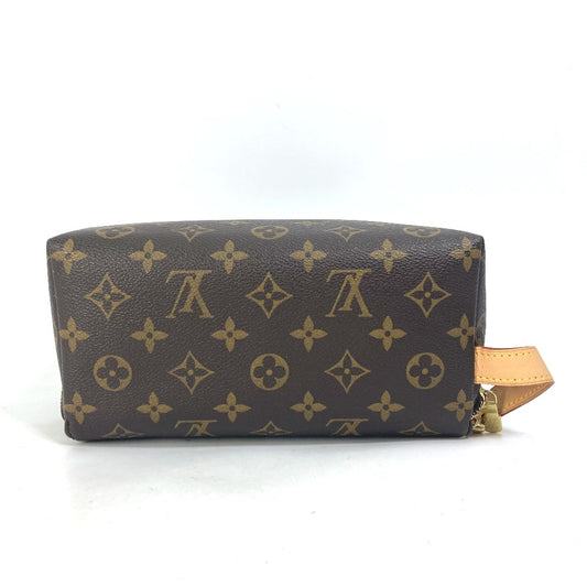 LOUIS VUITTON M47925 6点セット モノグラム シューズ メンテナンスセット ブラシ×5 スプレー×1 靴用品 ポーチ モノグラムキャンバス メンズ ブラウン