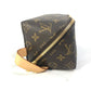 LOUIS VUITTON M47925 6点セット モノグラム シューズ メンテナンスセット ブラシ×5 スプレー×1 靴用品 ポーチ モノグラムキャンバス メンズ ブラウン