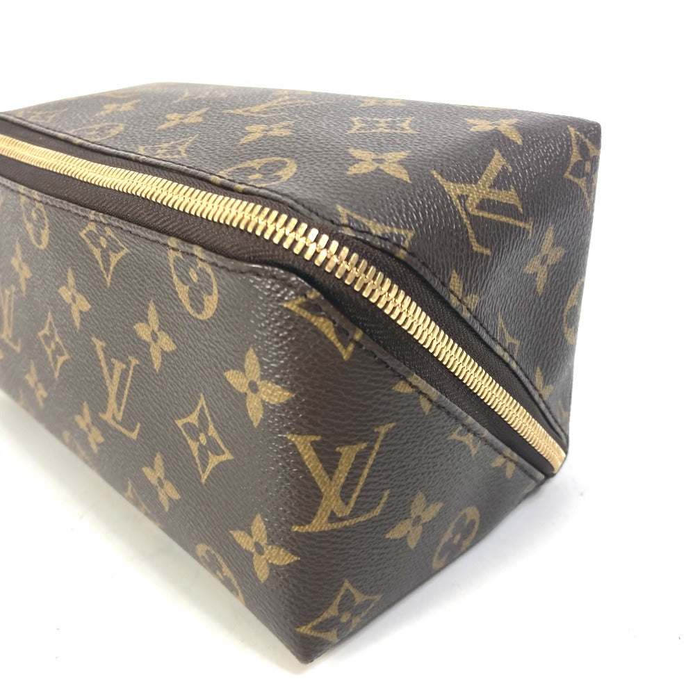LOUIS VUITTON M47925 6点セット モノグラム シューズ メンテナンスセット ブラシ×5 スプレー×1 靴用品 ポーチ モノグラムキャンバス メンズ ブラウン