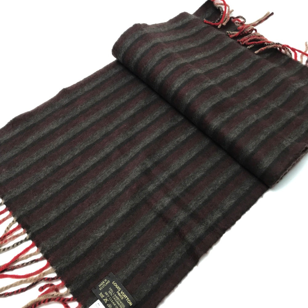 LOUIS VUITTON M71985 Men's and Women's Echarpe Rayet Fashion Accessory Scarf Unisex Rouge Red