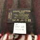 LOUIS VUITTON M71985 Men's and Women's Echarpe Rayet Fashion Accessory Scarf Unisex Rouge Red