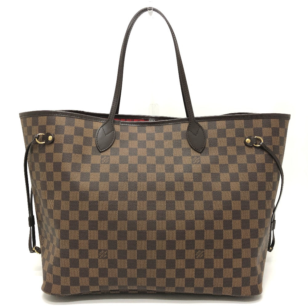 LOUIS VUITTON N51106 ネヴァーフルGM カバン 旧型 ハンドバッグ トートバッグ ダミエキャンバス レディース エベヌ ブラウン
