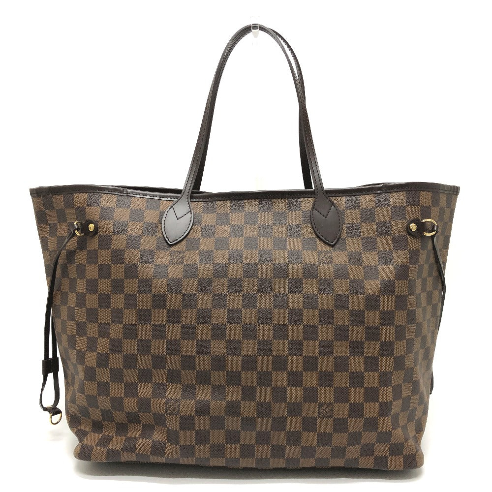 LOUIS VUITTON N51106 ネヴァーフルGM カバン 旧型 ハンドバッグ トートバッグ ダミエキャンバス レディース エベヌ ブラウン
