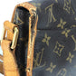 LOUIS VUITTON M40474 Monogram Menilmontant PM Shoulder Bag in Monogram Canvas, Brown