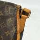 LOUIS VUITTON M40474 Monogram Menilmontant PM Shoulder Bag in Monogram Canvas, Brown