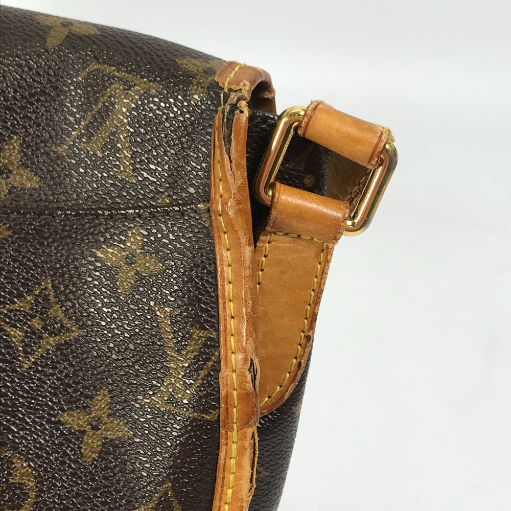 LOUIS VUITTON M40474 Monogram Menilmontant PM Shoulder Bag in Monogram Canvas, Brown