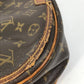 LOUIS VUITTON M40474 Monogram Menilmontant PM Shoulder Bag in Monogram Canvas, Brown