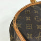 LOUIS VUITTON M40474 Monogram Menilmontant PM Shoulder Bag in Monogram Canvas, Brown