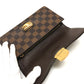 LOUIS VUITTON N61747 ダミエ ポルトフォイユ・システィナ 長財布 ウォレット フラップ 長財布 ダミエキャンバス ユニセックス エベヌ ブラウン