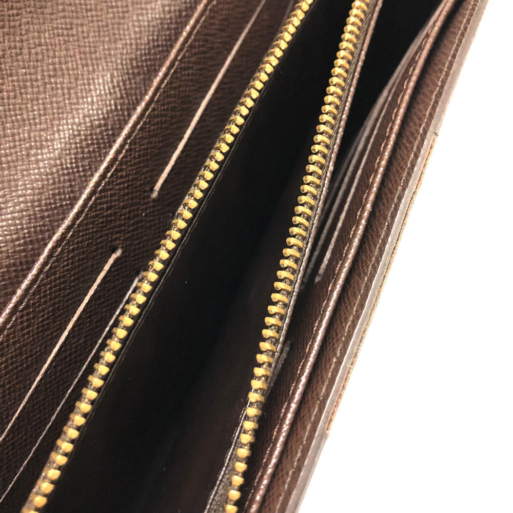 LOUIS VUITTON N61747 ダミエ ポルトフォイユ・システィナ 長財布 ウォレット フラップ 長財布 ダミエキャンバス ユニセックス エベヌ ブラウン