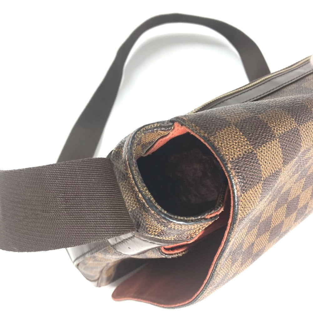 LOUIS VUITTON N45258 ダミエ バスティーユ 斜め掛け カバン フラップ ショルダーバッグ ダミエキャンバス ユニセックス エベヌ ブラウン