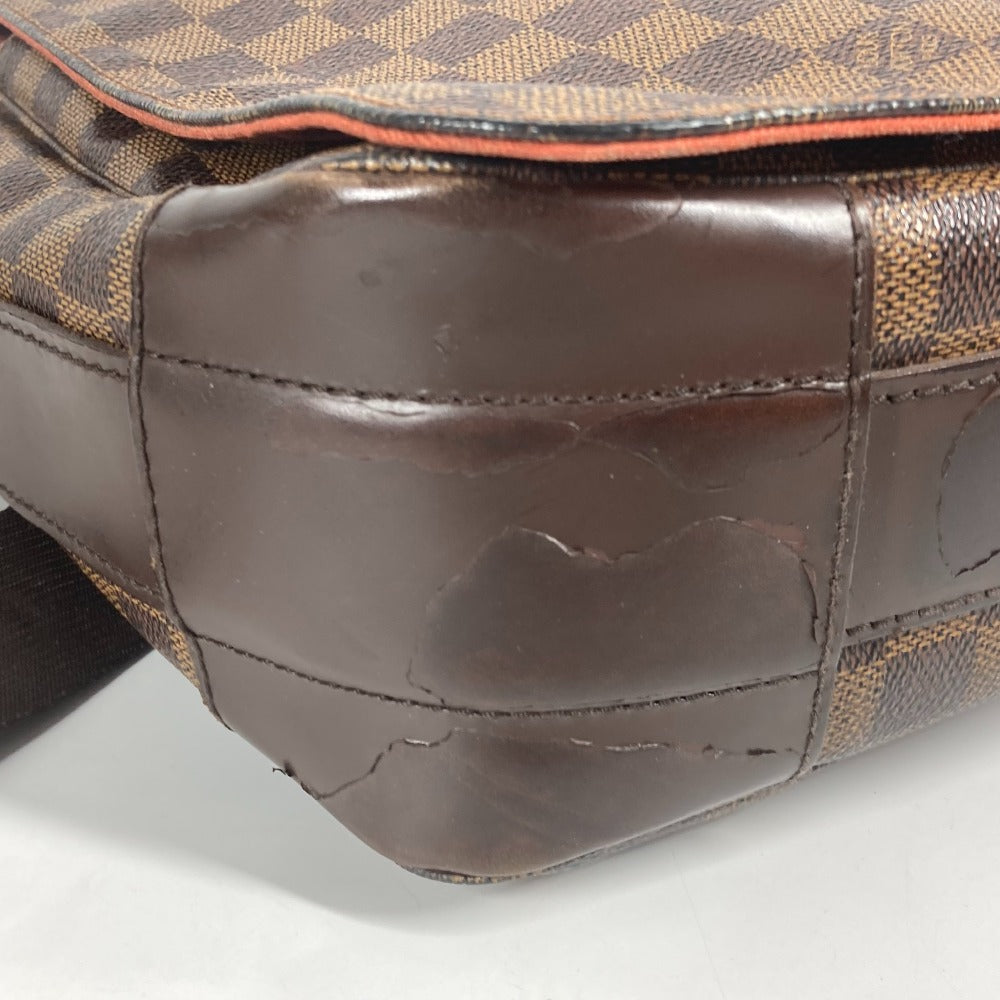 LOUIS VUITTON N45258 ダミエ バスティーユ 斜め掛け カバン フラップ ショルダーバッグ ダミエキャンバス ユニセックス エベヌ ブラウン