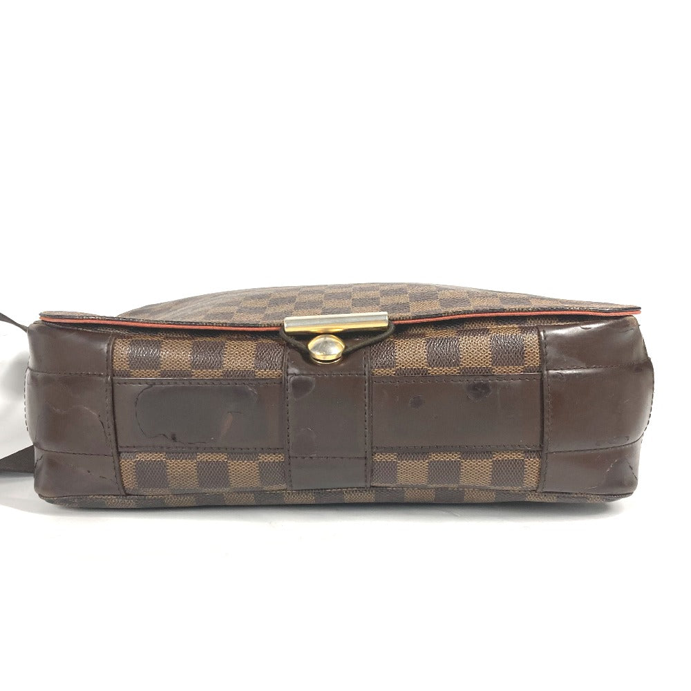 LOUIS VUITTON N45258 ダミエ バスティーユ 斜め掛け カバン フラップ ショルダーバッグ ダミエキャンバス ユニセックス エベヌ ブラウン