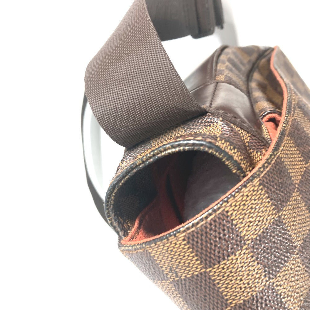 LOUIS VUITTON N45258 ダミエ バスティーユ 斜め掛け カバン フラップ ショルダーバッグ ダミエキャンバス ユニセックス エベヌ ブラウン