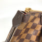 Louis Vuitton N41103 Damier Westminster GM Bag Tote Bag bahu Beg Damier Canvas Wanita Ebene Brown