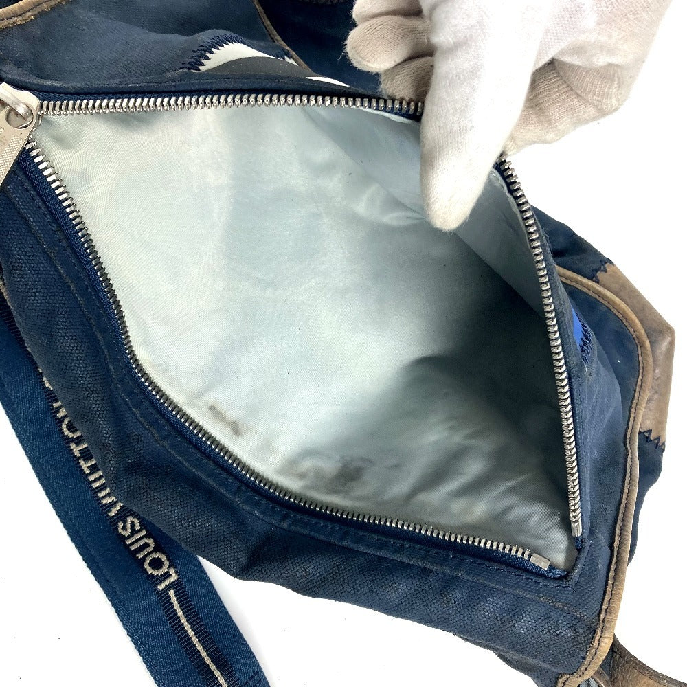 LOUIS VUITTON M80705 อาร์ติมง กระเป๋าสะพายข้าง กระเป๋าสะพายไหล่แบบมีฝาปิด แคนวาสเคลือบ สำหรับผู้ชาย สีกรมท่า