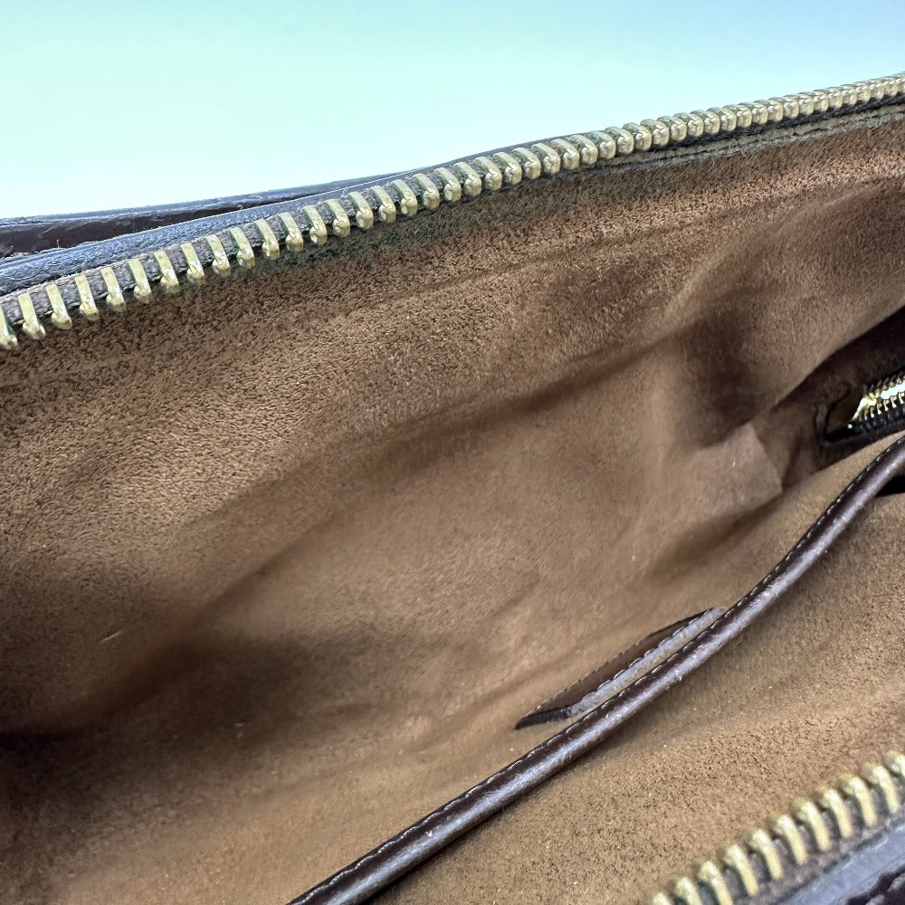 LOUIS VUITTON N51993 ダミエ サンルイ ポーチ カバン ストラップ付 セカンドバッグ ダミエキャンバス レディース エベヌ ブラウン