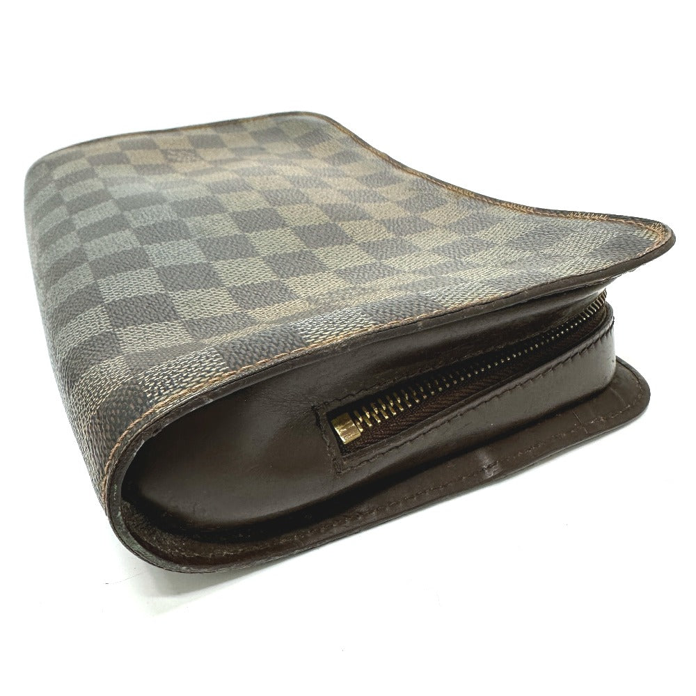 LOUIS VUITTON N51993 ダミエ サンルイ ポーチ カバン ストラップ付 セカンドバッグ ダミエキャンバス レディース エベヌ ブラウン