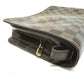 LOUIS VUITTON N51993 ダミエ サンルイ ポーチ カバン ストラップ付 セカンドバッグ ダミエキャンバス レディース エベヌ ブラウン