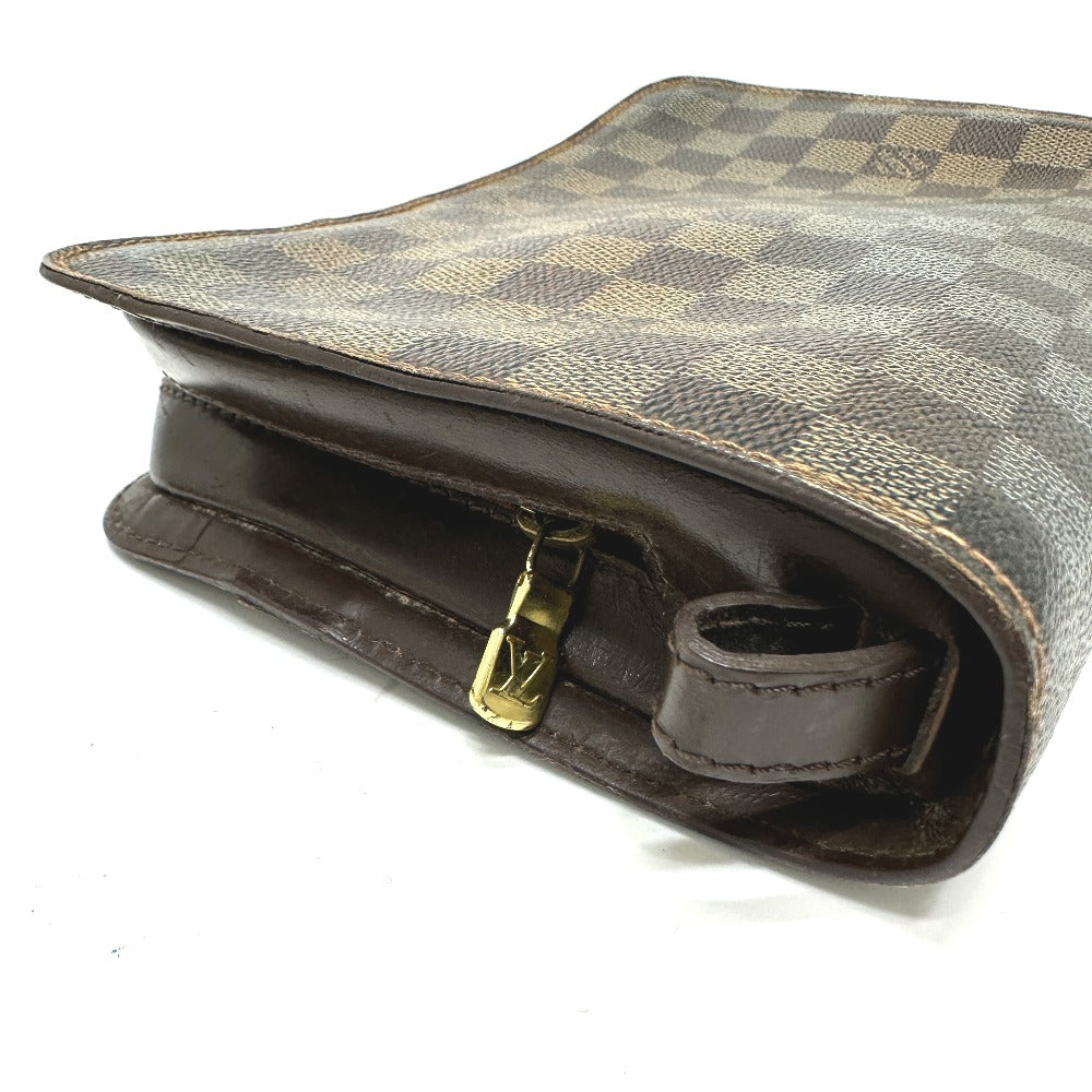 LOUIS VUITTON N51993 ダミエ サンルイ ポーチ カバン ストラップ付 セカンドバッグ ダミエキャンバス レディース エベヌ ブラウン