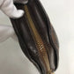 LOUIS VUITTON N51993 ダミエ サンルイ ストラップ付 セカンドバッグ カバン ポーチ クラッチバッグ ダミエキャンバス メンズ エベヌ ブラウン