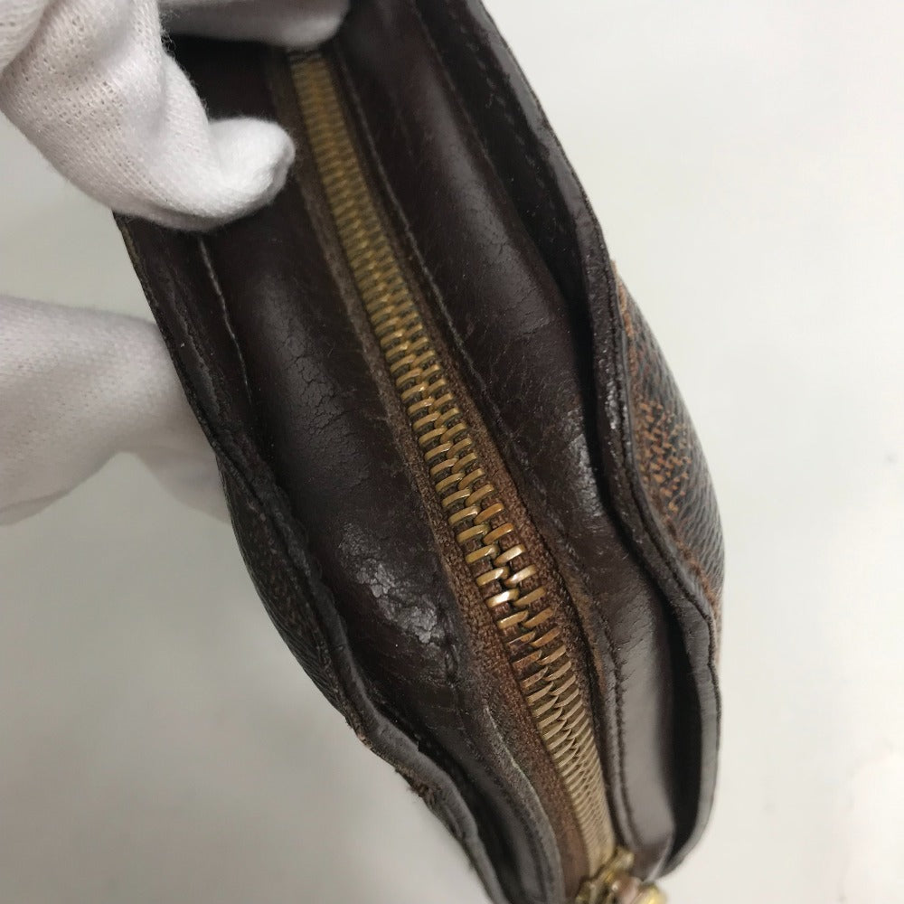 LOUIS VUITTON N51993 ダミエ サンルイ ストラップ付 セカンドバッグ カバン ポーチ クラッチバッグ ダミエキャンバス メンズ エベヌ ブラウン
