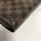 LOUIS VUITTON N51993 ダミエ サンルイ ストラップ付 セカンドバッグ カバン ポーチ クラッチバッグ ダミエキャンバス メンズ エベヌ ブラウン
