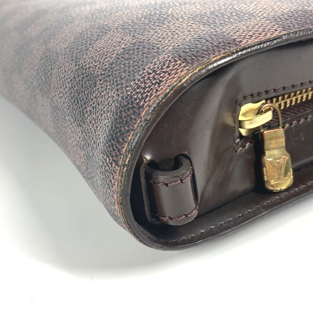 LOUIS VUITTON N51993 ダミエ サンルイ クラッチバッグ カバン ポーチ ストラップ付 セカンドバッグ ダミエキャンバス ユニセックス エベヌ ブラウン - brandshop-reference